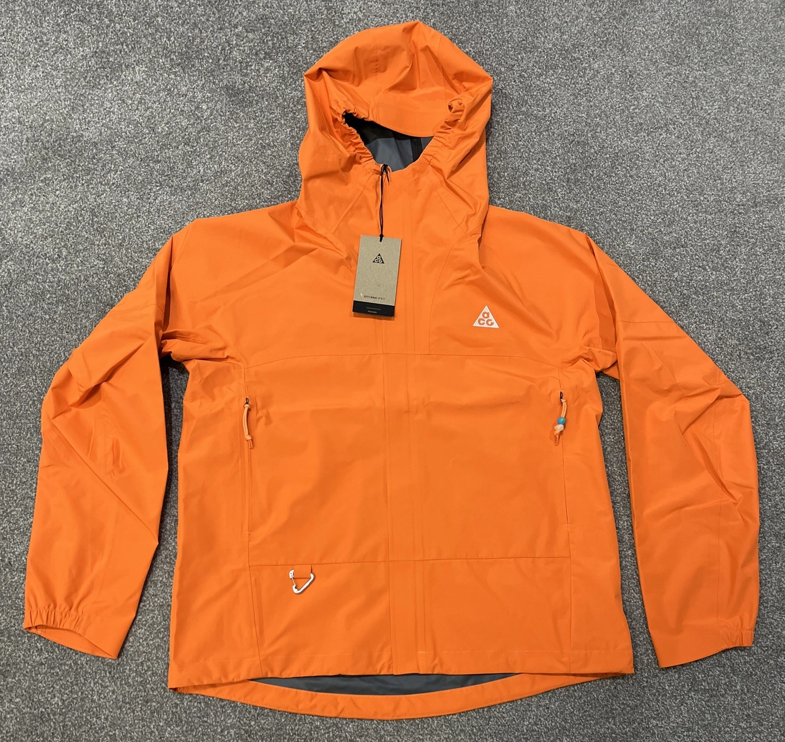 Women’s Nike ACG ‘Cascade Rain’ Storm-FIT Jacket - Orange - DV9522 885 - Small