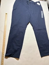 New With Tags Old Navy Men’s 38 X 30 Athletic Fit Navy Blue Dress Pants Mid Rise