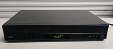 JVC HR-XVC14BU VCR DVD Combo  4 Head Hi-Fi Stereo VCR No Remote  Tested