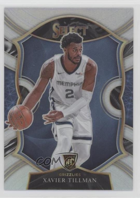 2020-21 Panini Select Concourse Silver Prizm Xavier Tillman #95 Rookie RC uk2