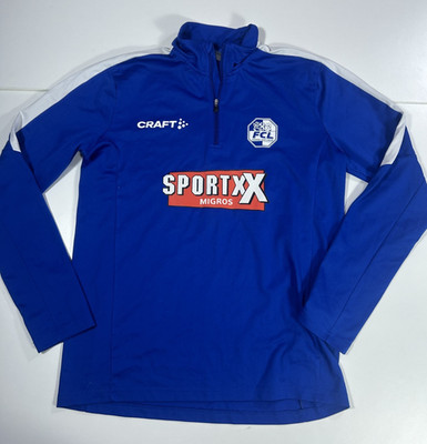 KLEINES HERREN CRAFT FC LUZERN 1/4 ZIP 2020 / 2021 TRAINING TOP / PULLOVER