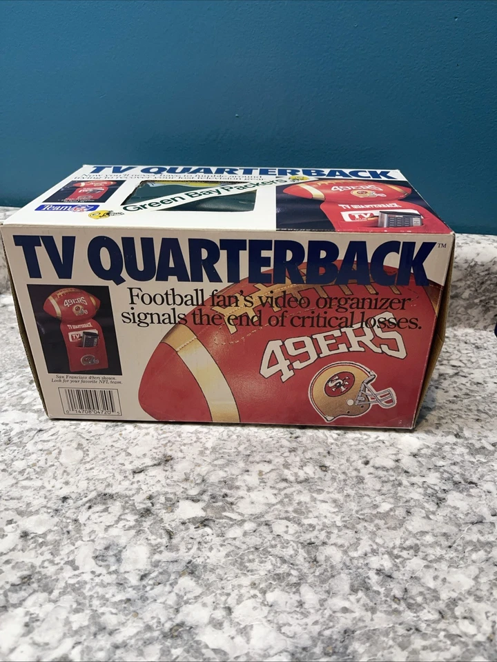 Green Bay Packers ТВ квотербек футбольный фанат видео органайзер команды НФЛ винтажный - Изображение 4 из 4