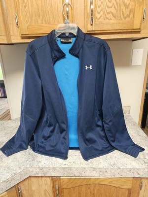Navy Under Armour Loose Fit Medium. Full Zip