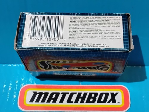 80s MATCHBOX MB196 1987 FORD T-BIRD THUNDERBIRD COUPE #61 RED MACAU  - Picture 9 of 9