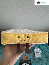 Jellycat Amuseables Brie 22cm - French Cheese Masseur Plush, Aromatherapy