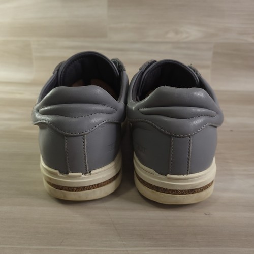 Birkenstock Bend Low Sneakers Size EUR 40 US 9 Gray Leather Footbed Lace Up - Bild 4 von 15