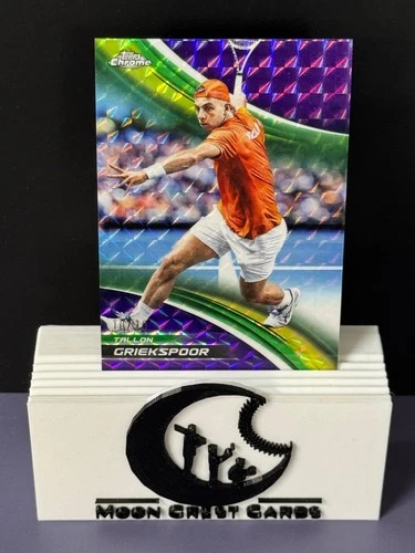 2025 Topps Chrome Tennis Purple Geometric Refractor Tallon Griekspoor #52