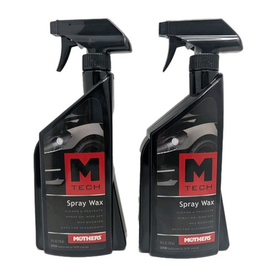 #ad Mothers M Tech Spray Wax 2 Pack 24oz Clearcoat Safe Spray On Wipe Off Gloss $28.45
