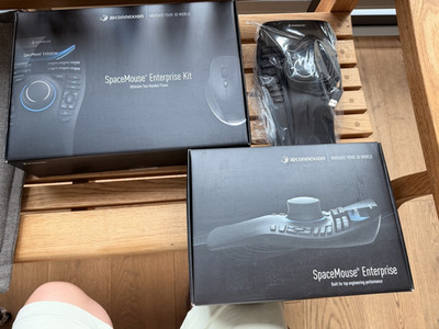 3 x 3Dconnexion SpaceMouse Enterprise - 3D-Maus 3D-Tracking USB Schwarz 