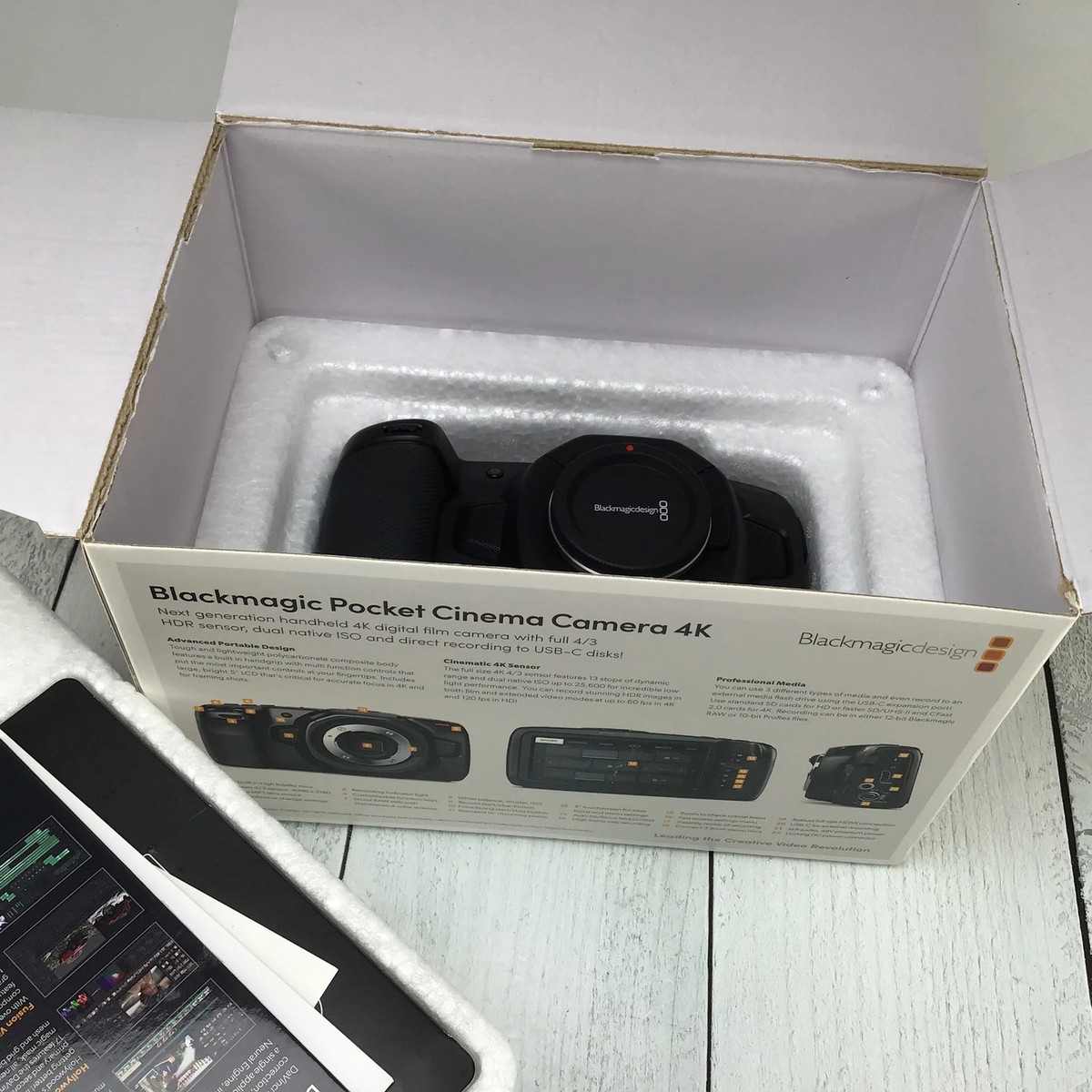 Blackmagic Pocket Cinema Camera 4K in Box Used EX | eBay