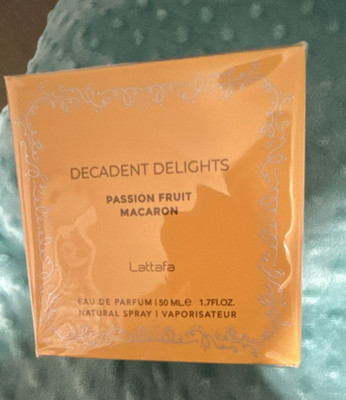 Lattafa Passion Fruit Macaron Eau de Parfum Spray 1.7 fl oz Fragrance