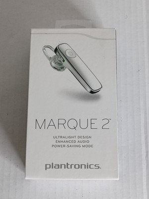 NEW/SEALED! Plantronics Marque 2 M165 Wireless/Bluetooth Headset White