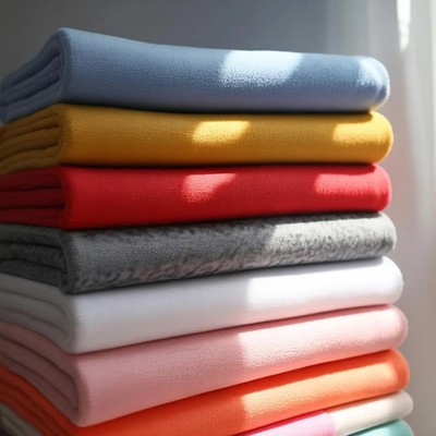 Anti-Pill Polar Fleece Fabric by the Yard Soft Plush Material for Blankets