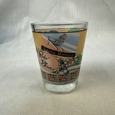 Vintage Hollywood Collectible Shot Glass (Excellent) (Los Angeles, Rodeo Drive)