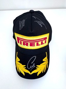2021 PIRELLI PODIUM HAT F1 LEWIS HAMILTON VERSTAPPEN ALONSO AUTO AUTOGRAPH COA!