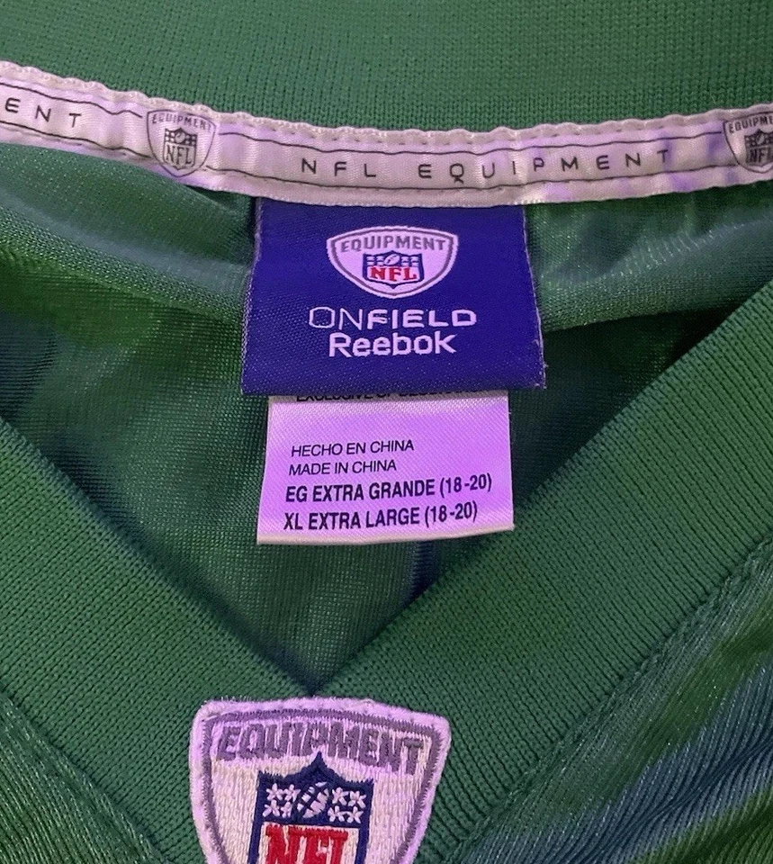 Зеленая футболка Reebok NFL Philadelphia Eagles No10 DeSean Jackson Kelly молодежная размер XL - Изображение 3 из 4