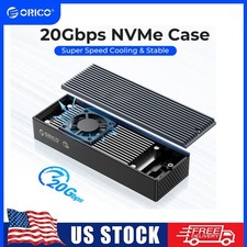 Type-C M-Key 20Gbps M.2 NVMe SSD Enclosure Adapter USB3.2 Gen2 to SSD NVMe
