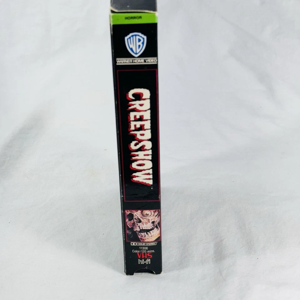Creepshow VHS (1982, 1987) Warner Bros Laurel Horror Stephen King George Romero - Image 4 of 4