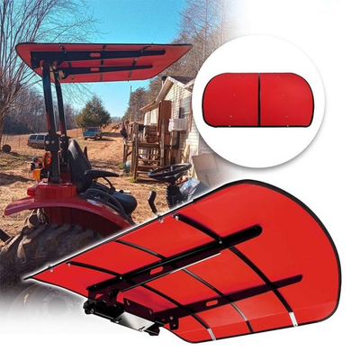 #ad #ad Sun Shield Tuff Top Tractor Canopy Kit For 2quot; x 2quot; or 2quot; x 3quot; ROPS 48quot; X 52quot; Red $229.99