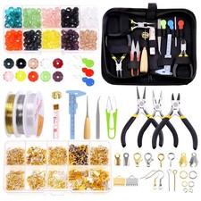 1250Pcs Jewelry Making Kit, Jewelry Making Supplies with Jewelry Making Plier...