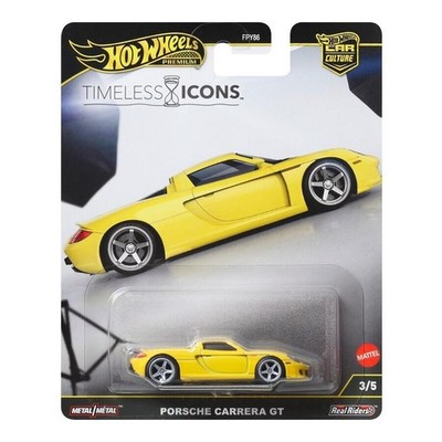 Hot Wheels Premium Porsche Carrera GT Yellow Timeless Icons 2025