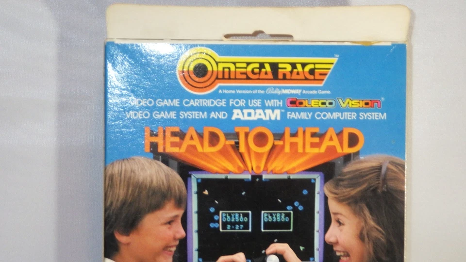 NOS FACTORY SEALED COLECO VISION OMEGA RACE Bally Midway Video Game - a1 - Image 3 of 4