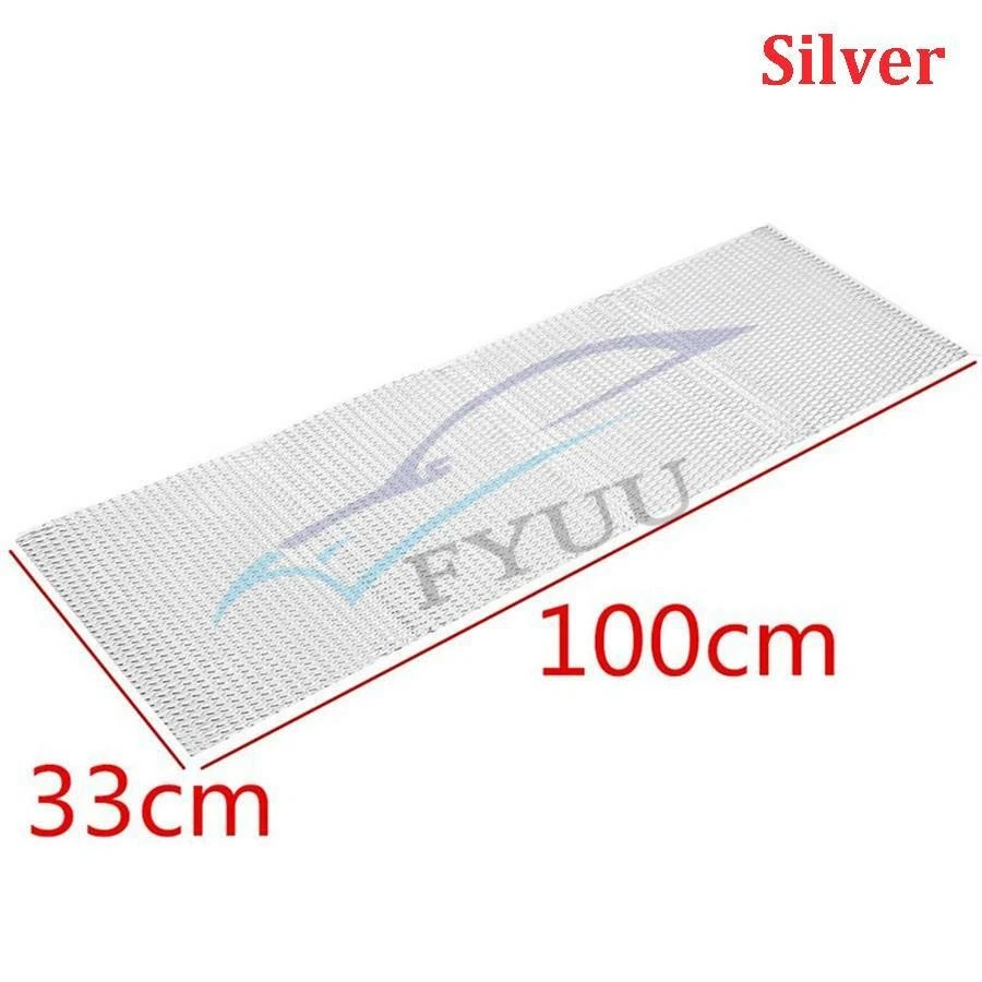40"x13" Silver Rhombus Style Aluminium Vehicle Grille Net 8mm*16mm Mesh - Image 4 of 4