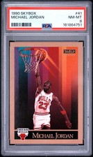 1990 SKYBOX #41 MICHAEL JORDAN PSA 8