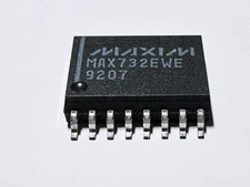 7X MAX732EWE MAXIM 12V Step Up Current Mode PWM Regulator 4V-9.3V 200mA SOIC-16