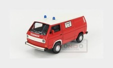 1:64 Schuco Volkswagen T3A Van Feuerwehr 1978 Red White 452027900 MMC