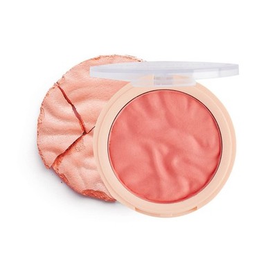 Revolution Peach Bliss Velvet Blusher 0.26Oz Vegan Cruelty Free Compact Makeup