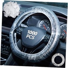 Pcs Universal Disposable Steering Wheel Cover Plastic Clear Steering Wheel 1000