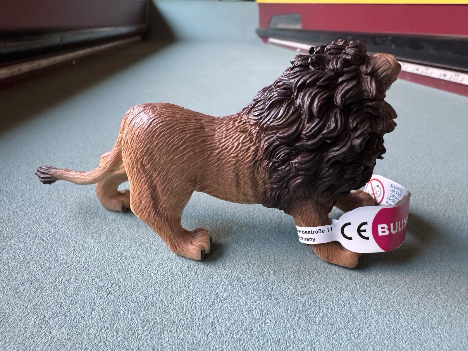 Bullyland Roaring Lion Figure 63680 Male Cat Wildlife Safari W/ Tag Tunisia