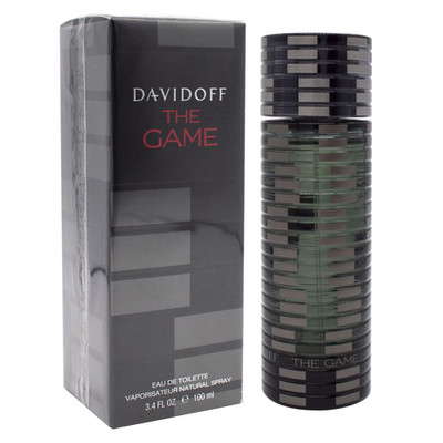 Davidoff The Game Eau De Toilette 3.4 oz Spray for Men | Fresh Woody Fragrance