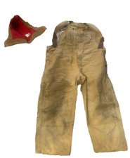 Pre owned Men's Carhartt overalls with hood 48 x 28