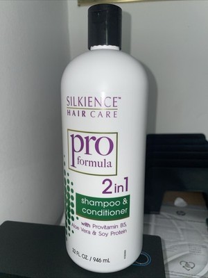 2 Silkience Pro Formula 2-in-1 Shampoo & Conditioner 32oz Family Size Hair Care
