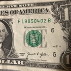 One dollar bill birthday Note fancy serial number April 2, 1985. Number 19850402 — photo 4