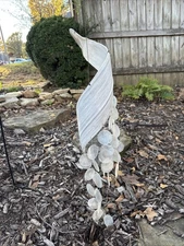 Curved Drift Wood Seashells Wind Chime Beautiful Sound