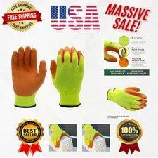 Large Atlas 317 Latex Palm Coated Work Gloves - 12 Pairs for Safety & Comfort