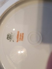 Limoges France Antique Hand Painted Florals, 4 Decorative Plates for 150