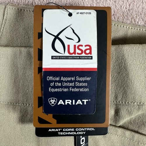 Ariat Pro Series Tan Riding Breeches Equestrian Pro Circuit Pants Size 32R - Picture 5 of 12