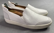Vionic Sneaker Womens 9 White Penelope Slip-On Leather Casual Walking Beach