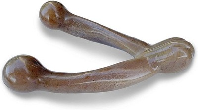 Wishbone BarkBone - Nylon Chew Toy for Aggressive Chewers - Bacon Flavor - 5.38''