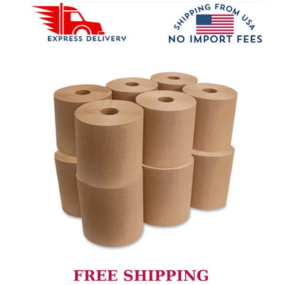 GEN 300 ft Brown Hard Roll Paper Towels, 12 Rolls/Carton (GEN1804)