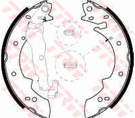TRW Bremsbackensatz GS8524 FüR Alfa Romeo Renault Suzuki Volvo-image