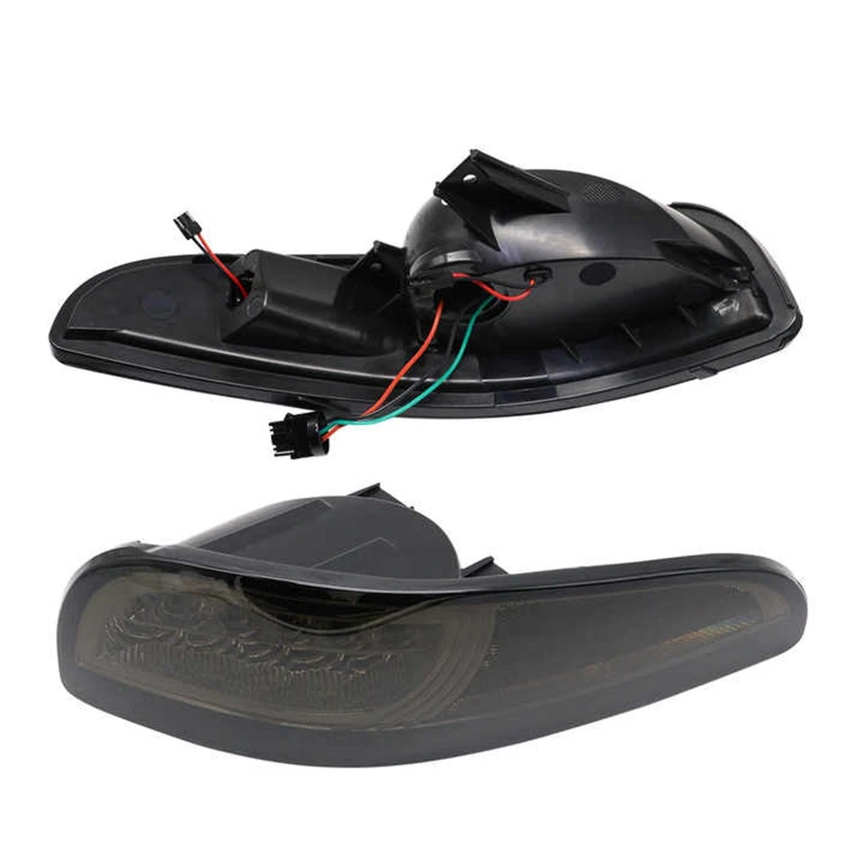 2x indicatori di direzione oscurati anteriori indicatori di direzione luce di posizione per Chevrolet Corvette C5 97-04 - Immagine 4 di 4