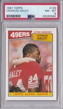 1987 Topps Charles Haley Rookie Card - RC - NFL HOF - PSA 8 !!!. rookie card picture