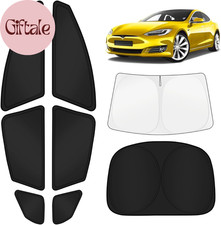 Car Window Shades for Tesla Model S 2012-2025 2026 No for Plaid or Long Range 