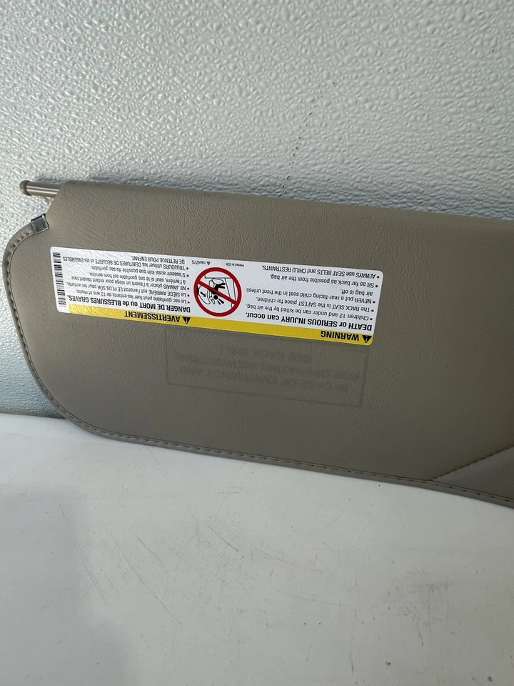 GMC SAVANA 2500 VAN 2024 2025 parasol conductor izquierdo OEM código de ajuste A12 Foto 2 de 4