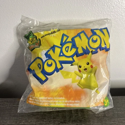 VINTAGE POKEMON CHARIZARD CARD HOLDER WENDYS KIDS MEAL TOY SEALED 2002